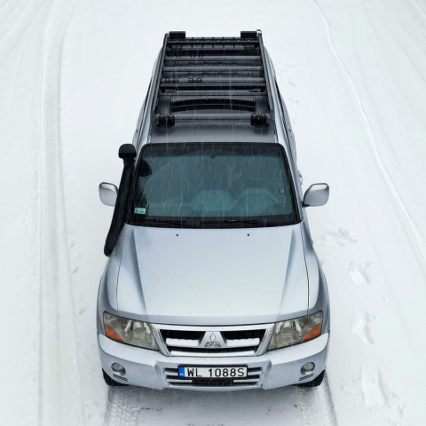 Bagażnik dachowy Mitsubishi Pajero 3 LWB bez relingów Bagażnik dachowy Mitsubishi Pajero 3 LWB bez relingów