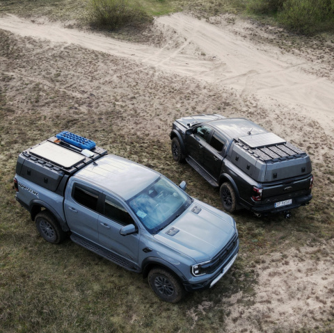 Zabudowa Ford Ranger 2023+ z fabryczną roletą Zabudowa Ford Ranger 2023+ z fabryczną roletą